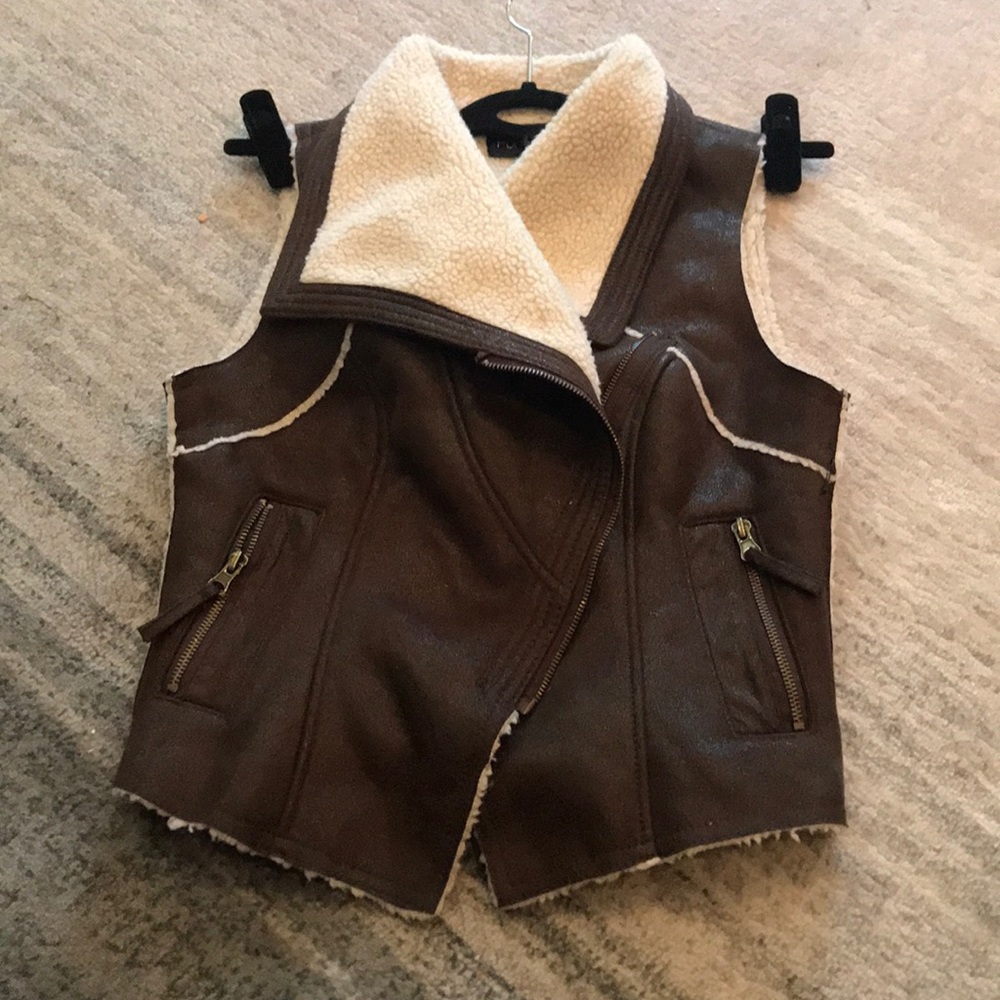 Suede lined vest